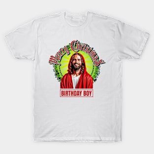 Merry Christmas Birthday Boy T-Shirt